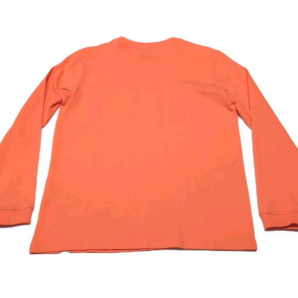 Carhartt Long Sleeve T-shirt Womens Size S 4-6 Orange Embroidered Logo NEW READ - Picture 4 of 16